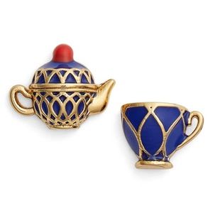 Kate Spade Earrings Tea Cup New